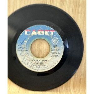 Open Up My Heart/Nadine by The Dells (Cadet 5667) 7" Jukebox Single Record